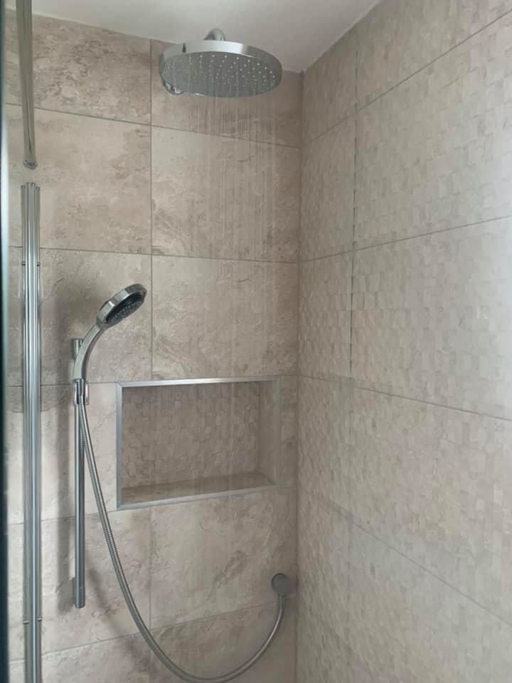 En-suite installation in Bearsden by Young's Plumbing & Heating