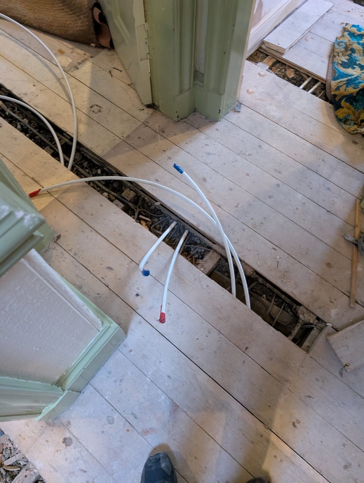 Central heating pipework installation in Glasgow by Young's Plumbing & Heating