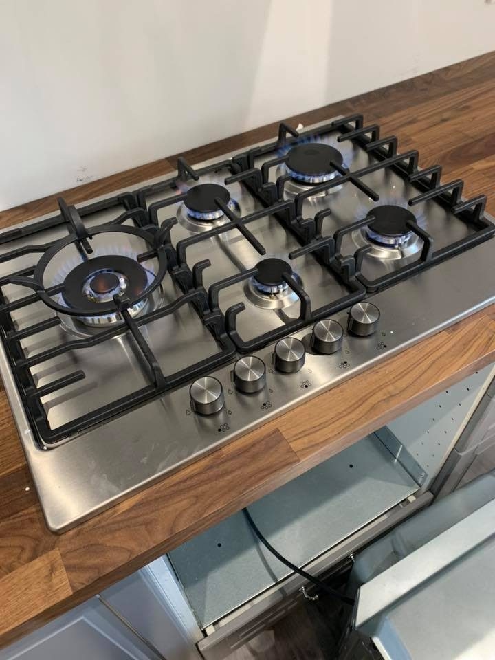 Gas hob installation in Milngavie by Young's Plumbing & Heating